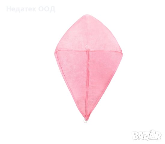  Кърпа за подсушаване на коса, Hair Wrap, розова