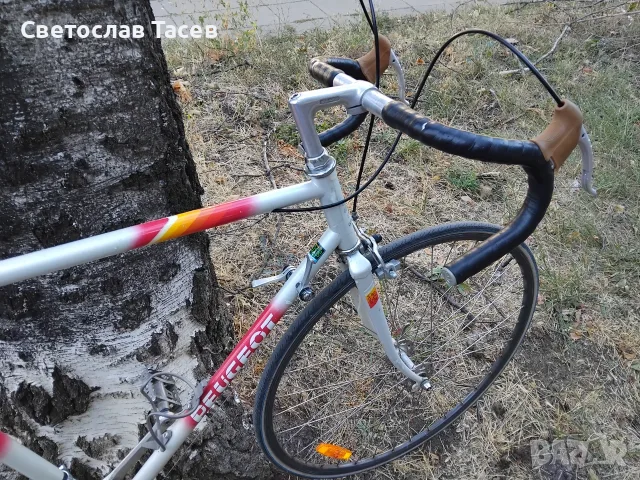 Шосейно колело Peugeot Tourmalet от 1988 година със стоманена рамка.  12 скорости (6х2).  Чисто нов , снимка 5 - Велосипеди - 56096012