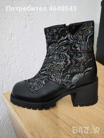 Дамски дизайнерски боти Gabina, снимка 4 - Дамски боти - 52380638