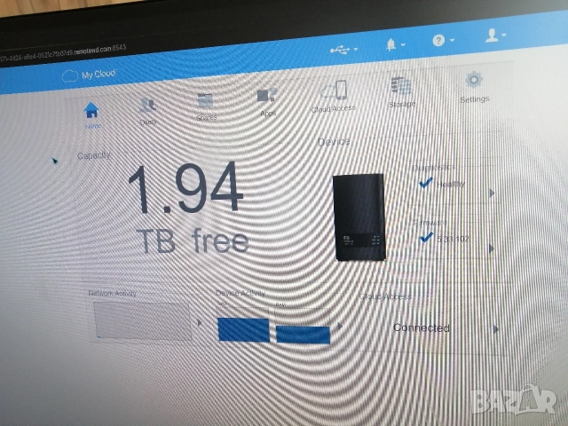 2TB NAS WD My Cloud EX2 Ultra, снимка 18 - Твърди дискове - 54344843