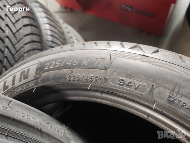 2бр.летни гуми 225/45/17 Michelin, снимка 3 - Гуми и джанти - 52736708