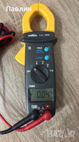  METRIX MX355 амперклещи, снимка 3 - Други инструменти - 53295518