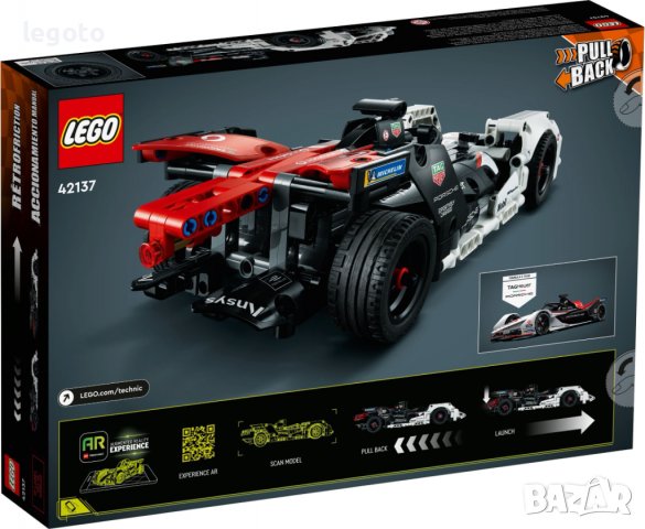 НОВО ЛЕГО 42137 Техник - Formula E Porsche Electric LEGO 42137 TECHNIC - Formula Е Porsche Elect, снимка 2 - Конструктори - 36878376