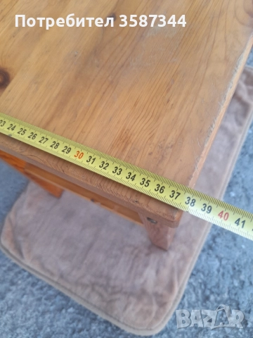 дървена масичка с чекмедже, снимка 12 - Маси - 51670033