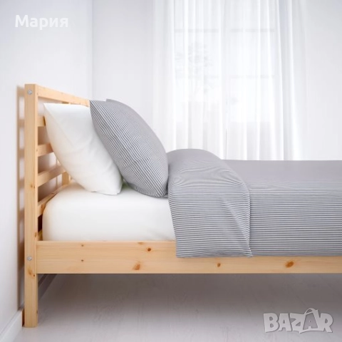 Рамка за легло TARVA от Икеа за матрак 120 / 200 см., снимка 2 - Гардероби - 50653171