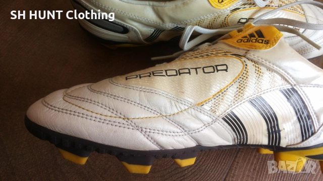 Adidas PREDATOR Football Leather Boots Размер EUR 43 1/3 / UK 9 бутонки естествена кожа 199-14-S, снимка 8 - Футбол - 52246614