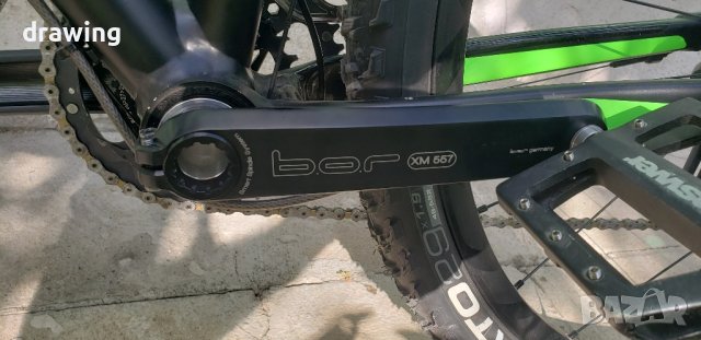 Boardman MTB Pro 29er с карбонова вилка Simplon, скорости XTR, колче OneUp, снимка 4 - Велосипеди - 34674319