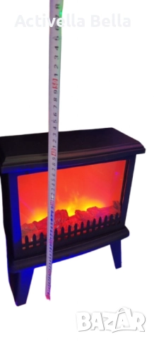 Декоративна коледна камина с реалистичен ефект на горящ огън, снимка 2 - Декорация за дома - 52545794