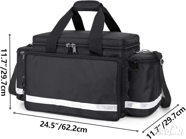 Професионална медицинска чанта за спешна помощ Trunab First Aid Bag, снимка 7 - Медицински консумативи - 52526336