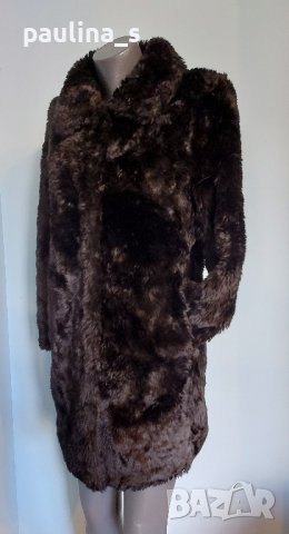 Два броя / Черно палто тип кожух "H&M" и UK / голям размер , снимка 4 - Палта, манта - 44207750