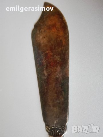 Посребрен нож., снимка 3 - Антикварни и старинни предмети - 36761036