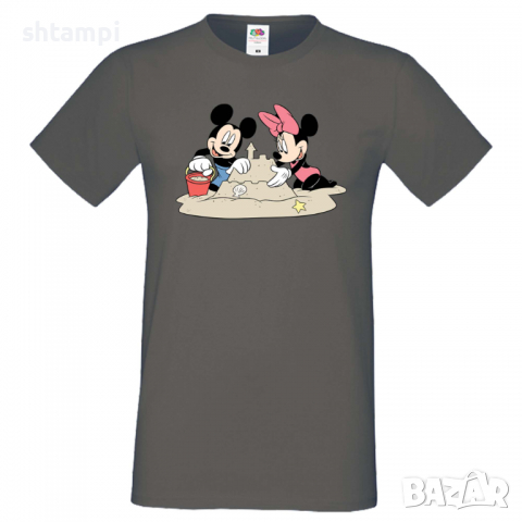 Мъжка тениска Mickey & Minnie 4 Подарък,Изненада,Рожден ден, снимка 4 - Тениски - 36575522