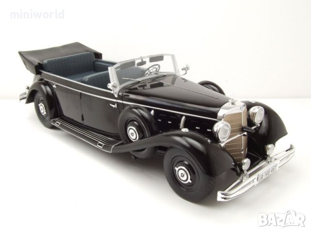 Mercedes 770 Cabrio W150 1938 - мащаб 1:18 на MCG моделът е нов в кутия, снимка 8 - Колекции - 40070451