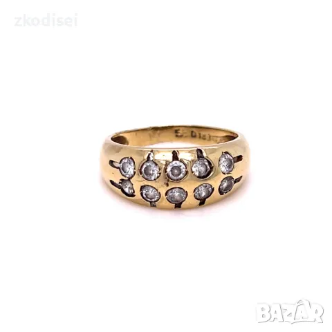 Златен дамски пръстен 3,20гр. 14кр.проба:585 размер:53 модел:29966-5