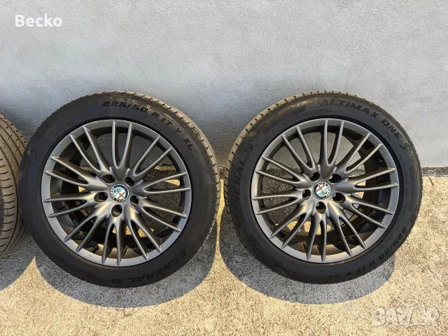 Лети джанти Alfa Romeo 17 5x110, снимка 3 - Гуми и джанти - 56024444
