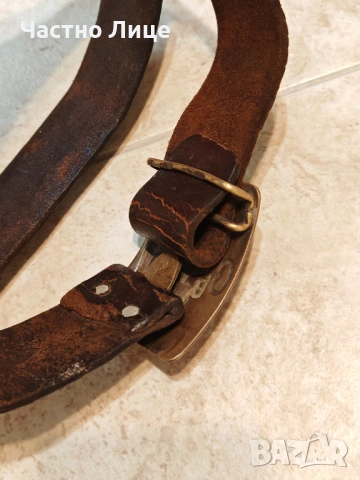 Стар Военен Морски Военноморски Колан, снимка 2 - Антикварни и старинни предмети - 54020539
