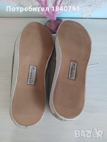 Sperry Top-Sider яхтени дамски обувки – каки, меки удобни, снимка 9 - Други - 29090038