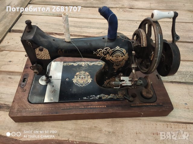 Стара шевна машина , снимка 3 - Антикварни и старинни предмети - 31827765
