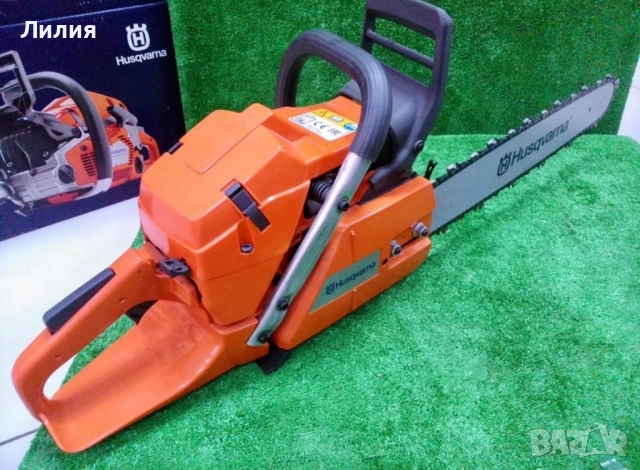 Бензинов трион Husqvarna , снимка 4 - Градинска техника - 52475027