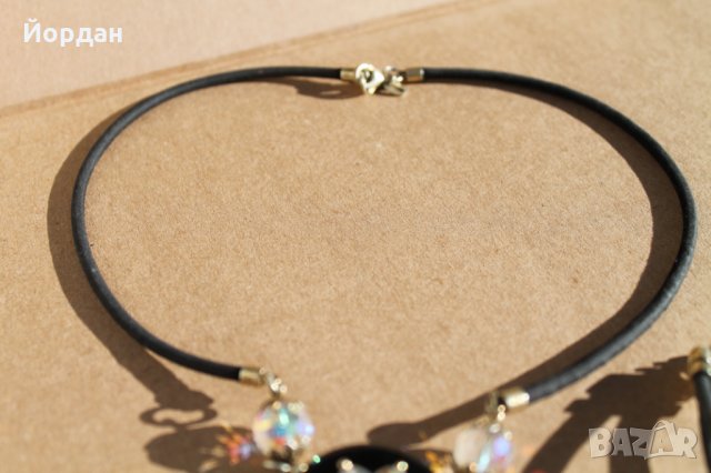 Сет Дамско колие и гривна сребро и камъни, снимка 4 - Колиета, медальони, синджири - 31754833