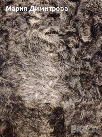 Бутиково сиво омбре палто Астраган Swakara, снимка 6 - Палта, манта - 39306319