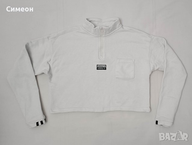 Adidas Originals Cropped Sweatshirt оригинално горнище M Адидас памук, снимка 1 - Спортни екипи - 39928232