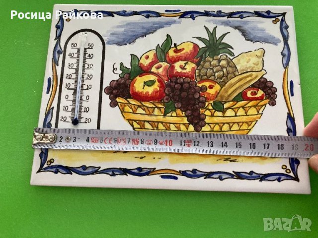 Порцеланов термометър , снимка 4 - Други стоки за дома - 45358879