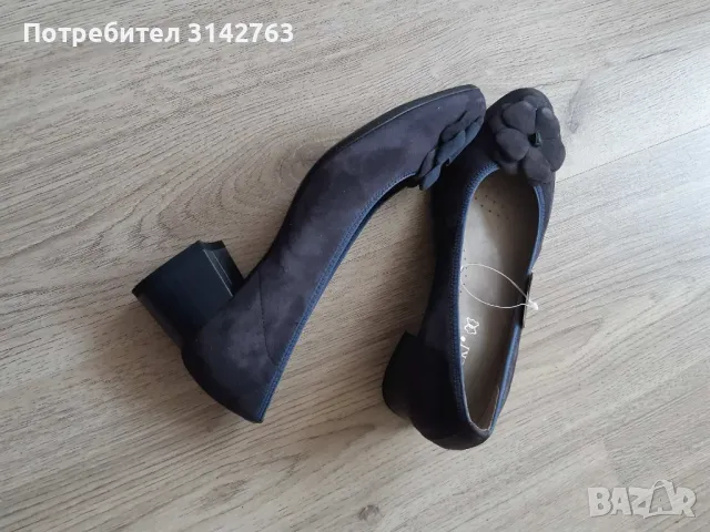 Нови обувки Lasocki, естествен велур. Номер 38., снимка 5 - Дамски елегантни обувки - 49553055