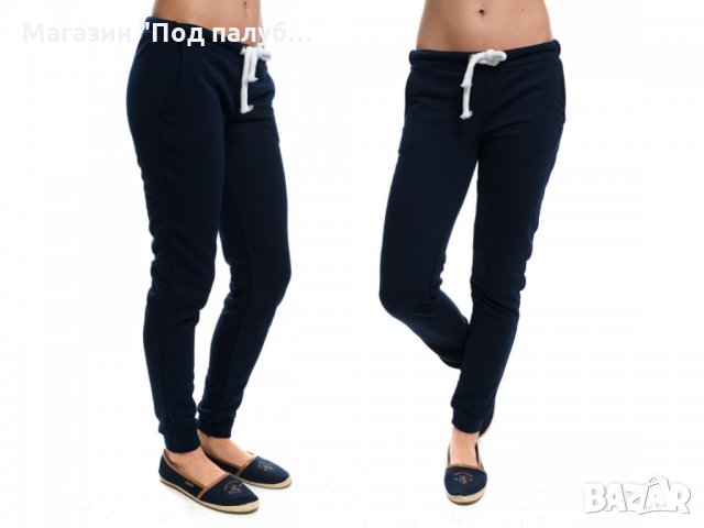 Нова дамска спортна долница в тъмносин цвят, снимка 4 - Клинове - 29608672