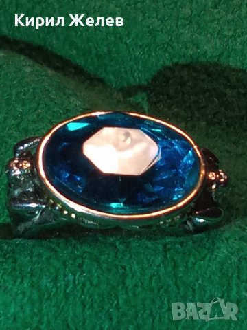 ПОСРЕБРЕН или СРЕБЪРЕН КРИСТАЛЕН ФЕШЪН АРТ ПРЪСТЕН с ПЕЧАТ S925 - 26618, снимка 2 - Пръстени - 36421003