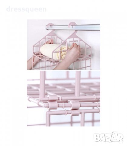 2989 Пластмасов сгъваем висящ шкаф с рафтове, снимка 12 - Органайзери - 34257951