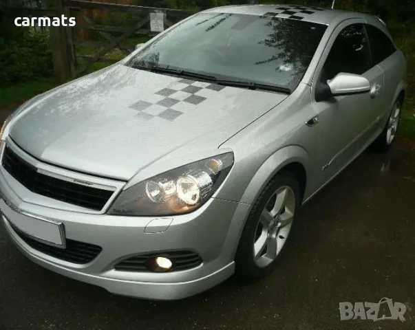 Вежди за фарове за Opel Astra H (2004-2009) - Германия - Черни
