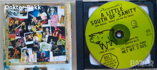 Aerosmith – A Little South Of Sanity (1998,	2 x CD), снимка 4 - CD дискове - 37963505