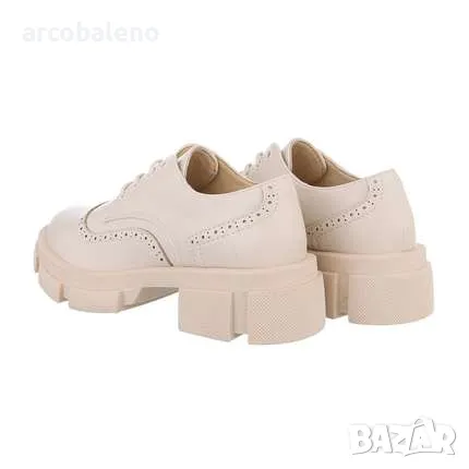 Дамски обувки с връзки, 3цвята , снимка 4 - Дамски ежедневни обувки - 49539225