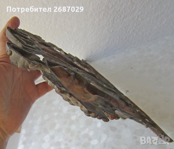 Голямо метално немско пано, фигури, релеф, снимка 7 - Други - 29741874