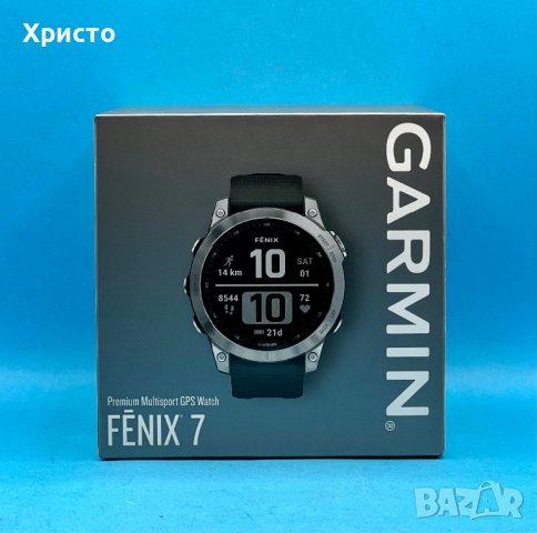 НОВ!!! Часовник GARMIN FENIX 7 Silver/Graphite , снимка 4 - Смарт часовници - 38443202