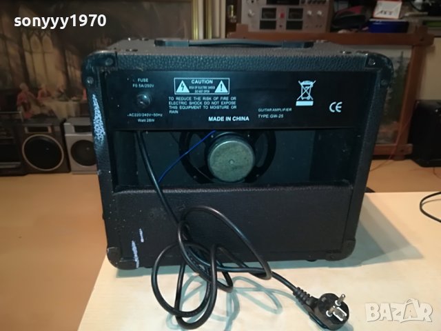 MC CRYPT GW-25 GUITAR AMPLIFIER-ВНОС GERMANY 1302231715L, снимка 11 - Ресийвъри, усилватели, смесителни пултове - 39662181