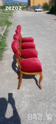 Столове ретро-4бр.№034, снимка 4 - Столове - 52246629