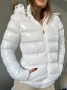 Зимно Късо Бяло Дамско Яке НА ЕДРО , снимка 3