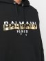 BALMAIN Black Gold Foil Logo Print Мъжко Горнище тип Суичър size L и XXL, снимка 5