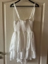  бяла кокетна кукленска нежна женствена романтична парти официална коктейлна рокля бюстие корсет , снимка 3