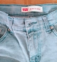 Levi's дънкови панталонки за 11-12г.момче, с регулиращи копчета в кръста, тюркоазена, снимка 1