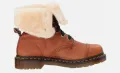 DR. MARTENS Aimilita FL Fur-Lined GRIZZLY  номер 38 кожени топли   ботуши боти , снимка 8