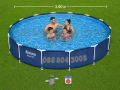 Басейн сглобяем BESTWAY Steel Pro 305x76см С ФИЛТЪРНА ПОМПА, снимка 1