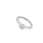 Златен дамски пръстен с диамант 0,23Ct. чистота:VS размер:54 модел:42881-6, снимка 1