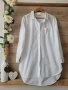 Бяла рокля тип риза памучна материя CELLBES , снимка 10