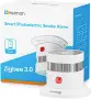 Heiman Zigbee 3.0 смарт оптичен (фотоелектричен) детектор за дим за Smart Home система, 1 бр., снимка 1