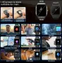 Смарт часовник Smart watch 430 mAh батерия водоустойчив фитнес часовник , снимка 2