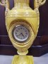 Старинен порцеланов настолен часовник Mercedes, снимка 2