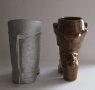Ваза, вази  ботуш, метал, керамика 2 бр., снимка 11